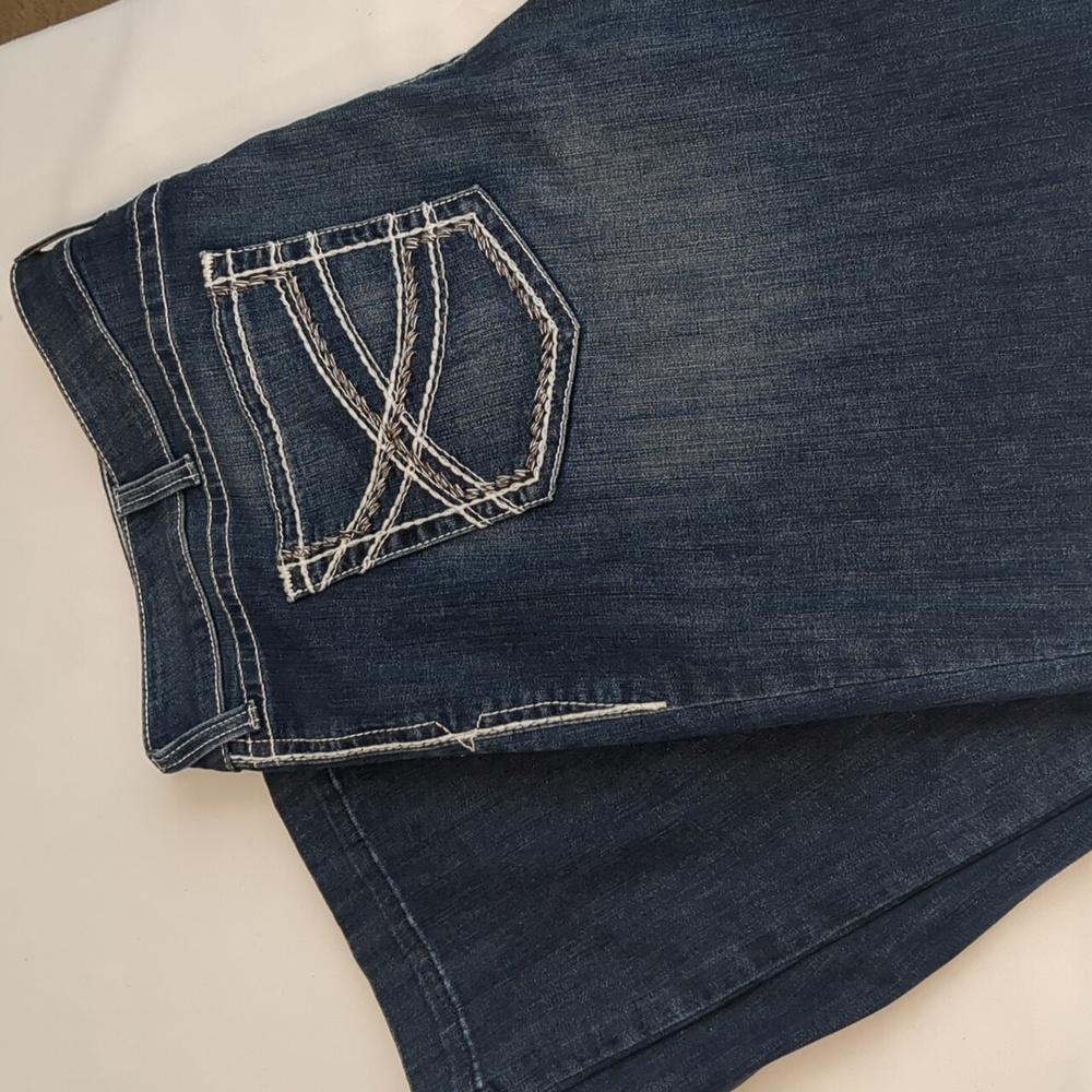 Ariat Women's Straight Leg Jeans - Blue - Picture 7 of 16
